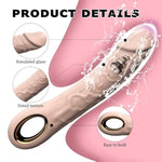 Deep Penetration Dildo Vibrator for Women - Clitoral Massager with Heating Function
