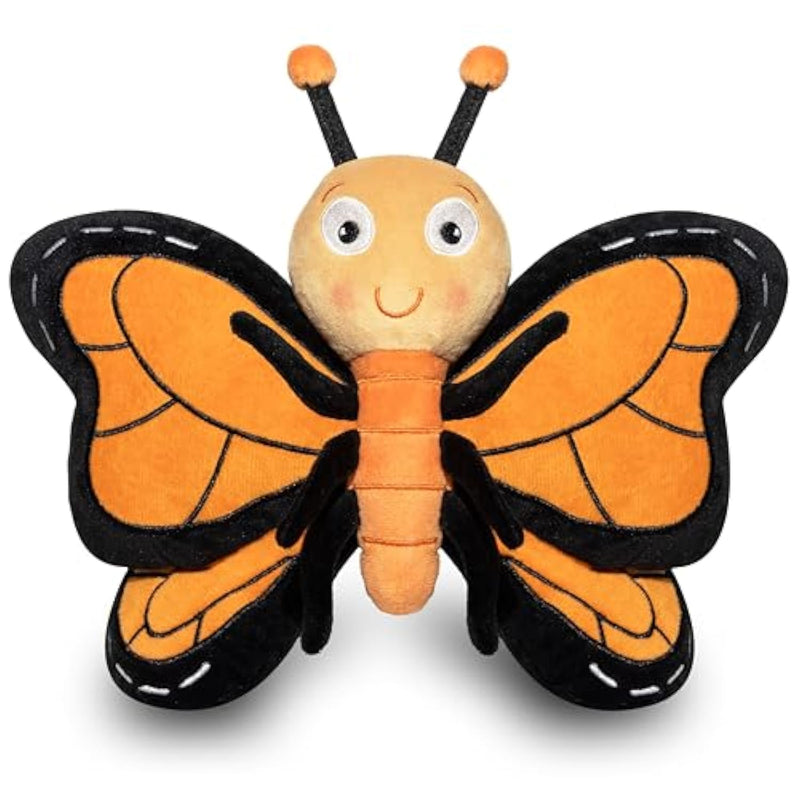 Pebbles Butterfly Stuffed Animal Plush And Interactive Toy With Cute, Flappable Wings (12 Inches)