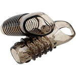 New Soft Realistic Sleeve Extender Sheath For Men Reusable Male Enhancement Extension Sleeve (Black-2Pcs)