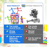 Suction Cup Fidget Sensory Toys: 48 Pack Suction Cup People Toys Fidget Toy For Autism Autistic Adhd Kids Ages 3+, Creative Travel Toy Idea For Boys Girls