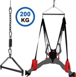 360° Rotating Sex Swing with Adjustable Straps – BDSM Sling for Couples' Pleasure
