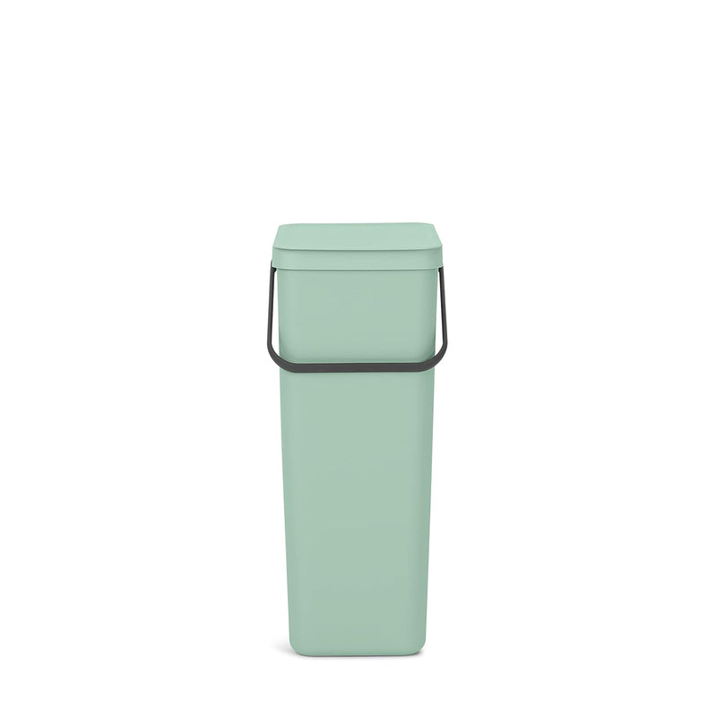 Sort & Go Kitchen Recycling/Garbage Trash Can (10.6 Gal/Jade Green) Stackable Re