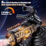 Male Masturbator Penis Pump Sex Toy For Men - Upgrade Motorcycle Shape With 9 Thrusting/Sucking/Vibrating Heating Mode Male Sex Toy, With Phone Stand And Handles Free Penis Trainer Sex Machine