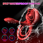 Vibrating Cock Ring Rose Sex Toys For Men, 4 In 1 Penis Ring Vibrator With Remote Control, Clitoral Stimulator With 10 Vibration Modes For Women, Couples Vibrator For Adult Sex Toys & Games