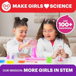 Girls' First Amazing Science Kit For Kids Ages 4-5-6-7-8 | Christmas, Birthday Gift Ideas For 4+ Year Old Girls | Learning & Educational Projects | Stem Toy With 100+ Experiments