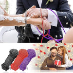 Bdsm Shibari Sex Bondage Restraint Rope - Soft Tie-Ups For Women, Long Restraining Multipurpose Sex Restraints, Adult Sex Toys For Women, Men & Couples (Black Purple)