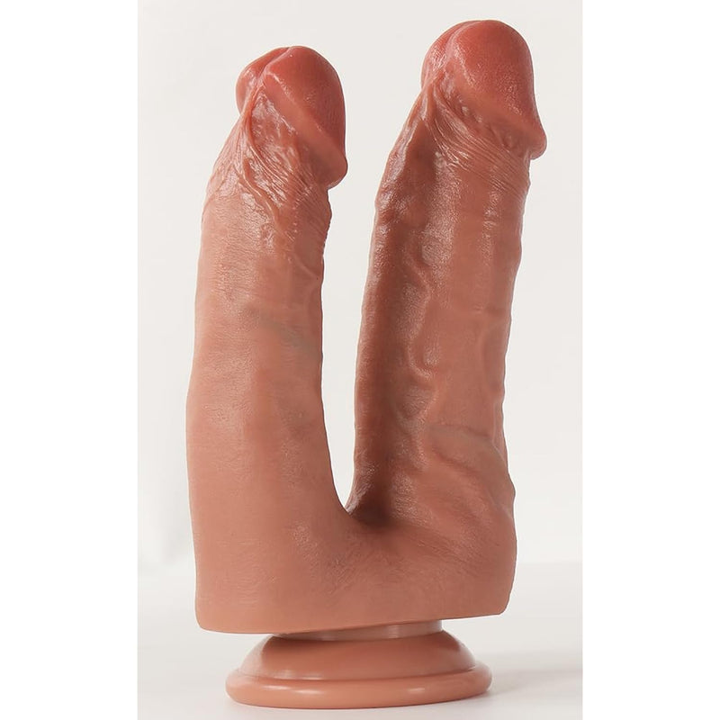 Ultra-Realistic Double-Ended Dildo: Non-Porous Silicone, Double Headed Dildo With Strong Suction Cup - Ideal Adult Penis Toy For Women, Gay, And Couples - Consoladores. No.85