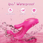 Vibrators Adult Sex Toys For Women - Finger Vibrator With 10 Flapping Patterns & 10 Vibration Modes To Stimulation G Spot And Clitoral, 3 In 1 Silicone Female Adult Toy Couples Sex Toys