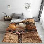 Guinea Pig Blanket Cute Throw Blankets Cozy Fleece Flannel Plush Bedding Guinea Pig Stuff Gifts For Men Women Boys Girls Teens Adults For Couch Sofa Bed Decor 40"X50"