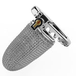 Male Chastity Cage With 4 Adjustable Rings Mesh Design Breathable Chastity Device With Invisible Lock Cock Cage Sm Bondage Sex Toy For Men And Couples (L)