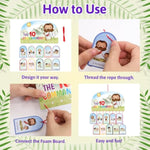 Ten Commandments Foam Craft Kit for Kids Sunday School and VBS Supplies