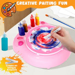 Spin Art Machine for Kids, Paint Spinner Arts and Crafts Kit for Ages 4-12, Creative Art Toy