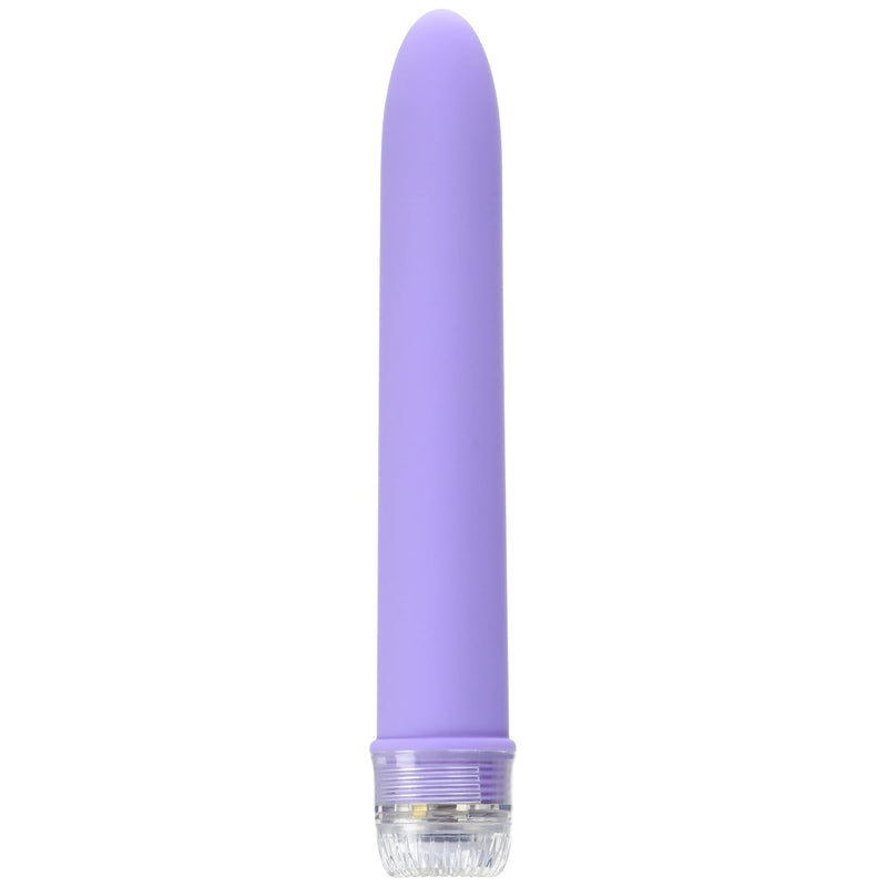 Velvet Touch Vibe - 7 Inch Multi-Speed Vibrator - Abs Plastic With Smooth Velvet Touch Finish - Great For Internal And External Stimulation - Lavender
