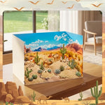 Desert Habitat Diorama Kit with Cardboard Display Box, Sand & Double-Sided Tape