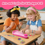 Friendship Bracelet Making Kit for Girls Ages 8-12, Perfect Craft Kit for Kids