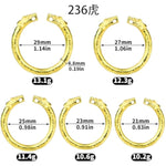 Chastity Penis Ring Sex Toy With Massage Texture For Mens,Reusable Cock Ring Erection Scrotum Weighted Pendant For Men Women Couples Pleasure Devices (Gold,25Mm)