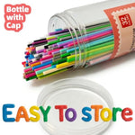 32 Color 3D Pen Refill Pack, 160 Low-Temp 2.5mm Filament Strands with Storage