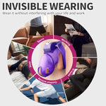 Ht-V5 Male Chastity Cage - Lightweight Resin Male Chastity Cage With Click&Lock Key | Ergonomic Design| Bondage Gear &Adult Sex Toy For Men – Includes 5 Ring Sizes (Purple, Nub)