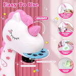 Unicorn Drawing Kit for Kids with Projector, Pens, Pencils, Crayons & Stickers