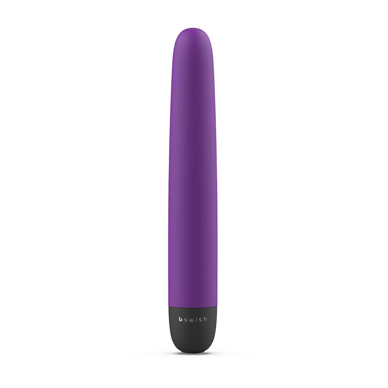 Bgood Classic G-Spot Tapered Tip Vibrator, Battery Operated, Powerful Clitoral Stimulator, Intimate Portable Wand Personal Massager With 5 Vibration Patterns, Purple