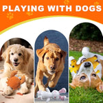 Squeaky Plush Dog Toys With Built-In Squeaker, 3 Pack Animal Shapes (Rabbit, Giraffe, Crab) For Small Medium Dogs, Soft Chew Toys For Puppy Teething And Interactive Play