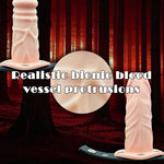 Realistic Silicone Penis Dildo Gag with Adjustable PU Leather Belt for BDSM