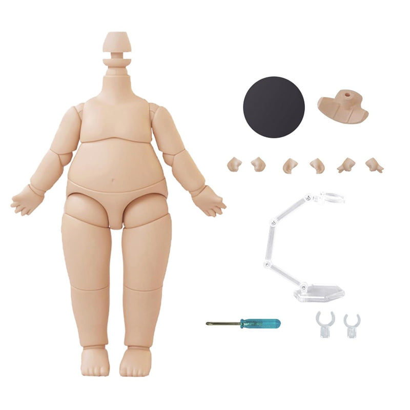 Ymy Pear Shaped Doll Body 1/12 Scale Cute Fat Action Figure Suitable For Ymy 1