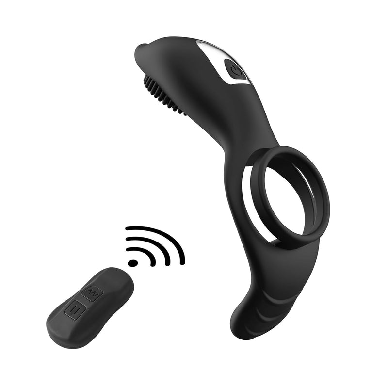 Vibrating Penis Ring Adult Toys For Men, Silicone Cock Ring Remote Control Vibrator With 12 Vibration Modes & Usb Rechargeable, G Spot Vibrator For Woman Or Men Sex Pleasure