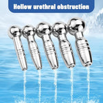 Urethral Dilators, 5 Pieces Of Hollow Urethral Penis Plug Set Urethral Sounds Penis Plug Training Set Sex Toy For Men