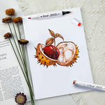 A3 Bleedproof Marker Paper Pad, 50 Sheets, 70 GSM, 100% Cotton