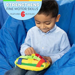 - Bongo Square - Toddler Learning Toys - Sensory Fine Motor Activity - Easy Road Trip Accessories Travel Toy
