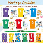 Earth Day Recycling Craft Kit for Kids, 18 Pack