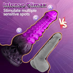 9.7" Tentacle Monster Fantasy Dildo, Huge Silicone Dragon Big Alien Anal Thick Knot Animal Creature Xl Horse Dildo With Strong Suction Cup, Adult Sex Toys For Gay Men Women
