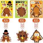 Thanksgiving Stickers for Kids, 36 Sheets Thanksgiving Crafts and Activities