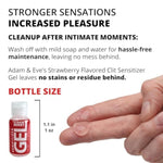 Adam and Eve Strawberry Clitoral Sensitizer Gel for Increased Sensitivity and Intense Orgasms
