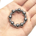 Male Penis Ring Stainless Steel Glans Cock Ring Semen Lock Erection Enhancing Orgasm Increase Penis Loop Sex Toys For Men Delay Ejaculation(1.25")