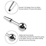Stainless Steel Urethral Sounds Penis Plug Hollow Urethral Dilator Male Short Urethral Catheter Plug Sex Toy For Men Urethral Stimulation Masturbation (2.51Inch)
