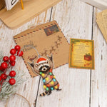 Funny Christmas Ornaments - Raccon Gifts - Raccoon Christmas Ornaments - Animal Lovers Ornaments - Racoon Ornament - Christmas Ornament 2025 - White Elephant Gifts - Xmas Tree Funny Decoration