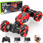 Spider Rc Cars Toys With Body Tires Lights, 2.4Ghz Gesture Hand Control Car One-Button Deformation, Fast 360°Rotation Toys Birthday Gifts For 7 8 9 10 Year Old Boys Age 6-12