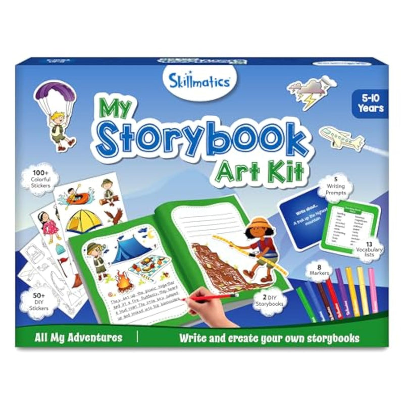 Storybook Art Kit for Kids - Adventures Writing Activity Gift Set