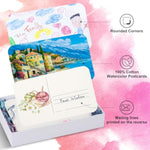 60 Sheets Watercolor Postcards, 4 x 6 Inch, 140 lb 300 GSM Cotton Paper