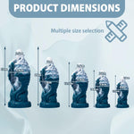 Silicone Fantasy Dildo With Suction Cup - Prostate Massager G-Spot Stimulator Dragon Dildo For Men And Women - Male Anal For Sex Toys (D218-L)