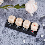 Santa Swap Gift Exchange Dice Date Night Dice For Him Her - Date Night Ideas For Anniversary Wedding Christmas Stocking Stuffers For Boyfriend Girlfriend Husband Wife White Elephant Gifts For Adults