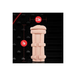Blush M For Men 7.25” Soft & Wet Masturbator - Self-Lubricating Vagina Stroker, Ridges & Orbs For Max Men'S Pleasure, Perfectflo Suction Lifelike Bjs Textured Cock Sleeve - Pocket Pussy Adult Sex Toy