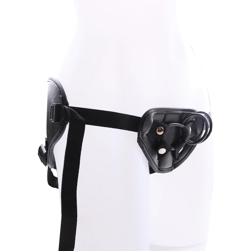 Strap On Harness, Strapon Dildo Sex Toys For Couples, Adjustable Strapless And Wearable Dildo Harness With 3 Different Sized O-Rings, Larger And Wider Comfort Back Strap, Maximum Waist 59"