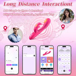 G Spot Vibrator Sex Toys - App Rabbit Vibrators Anal Clitoral Vibrator Dual Stimulator Dildo, Body-Safe With 10*10 Powerful Vibrating Modes Female Sex Toys, Waterproof Adult Sex Toy For Women Couple