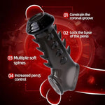 Penis Sleeve Penis Ring Adult Sex Toys For Men, Penis Pump Penis Extender With Ball Loop For Girth Enhancer Sleeve, Silicone Penis Enlarger For Male Sex Toy,Cockring Penis Extension Adult Toys For Men