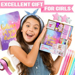 Girls Scrapbook Journal Kit for 8-12 Year Old Teenagers