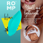 ROMP Rose Toy Clitoris Sucker & Wave Quiet Mini Massager Clitoral Vibrator - Adult Sex Toys Bundle