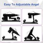 Sex Machine With 3Xlr Connector Suction Cup, Automatic Sex Machines Adult Sex Toys Adjustable Thrusting Dildo Machine With 5 Attachments